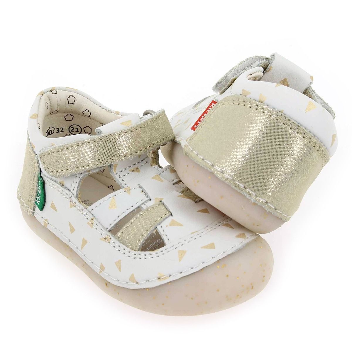 Kickers  SUSHY E23 - Blanc Or