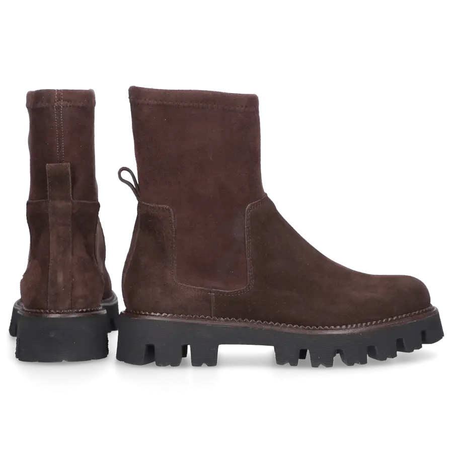 EN AVANT - Stiefeletten C102 Veloursleder - braun