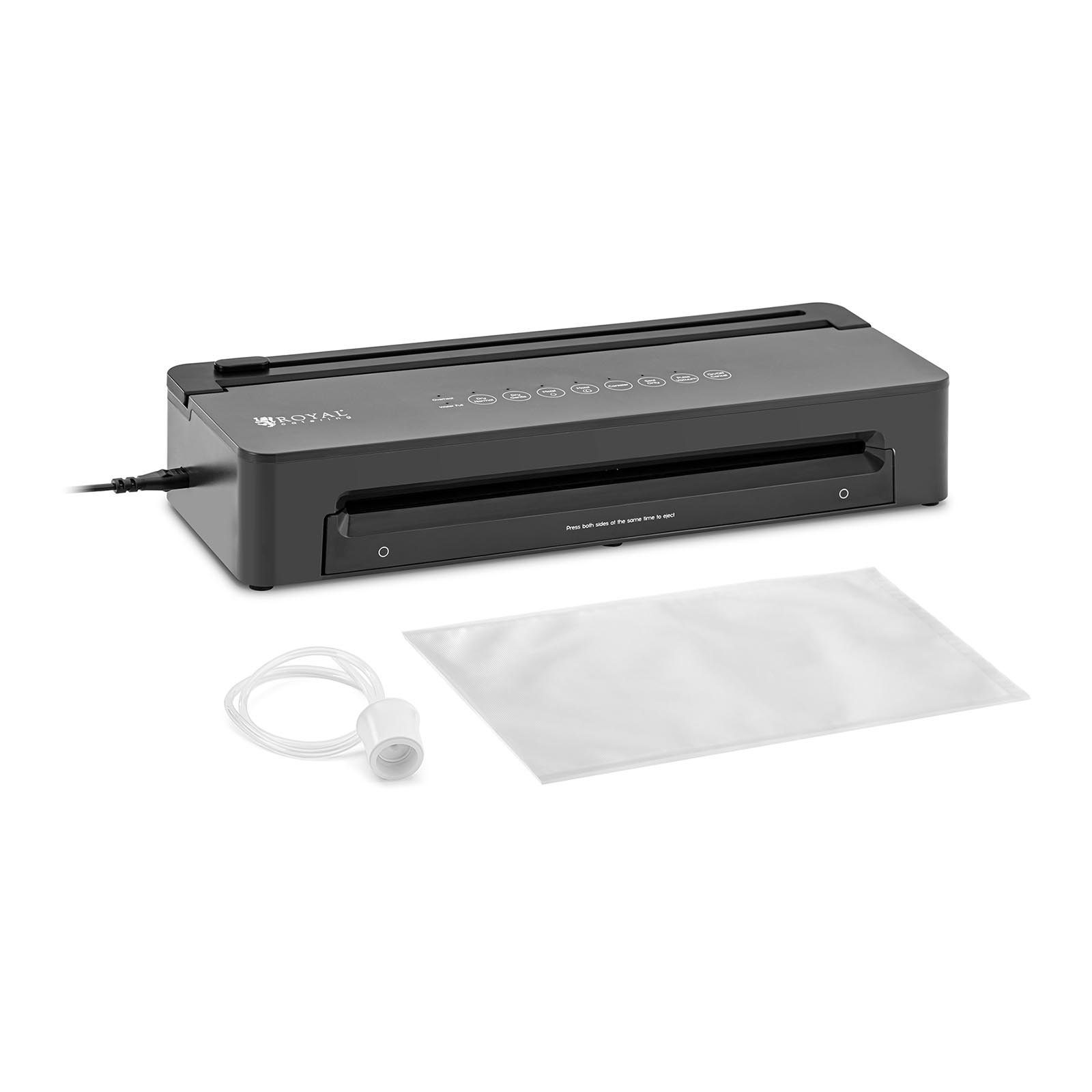 Royal Catering Vakuumierer Vakuumiergerät Folienschweißgerät feucht & trocken 90 W 30 cm 15 - 35, 90W