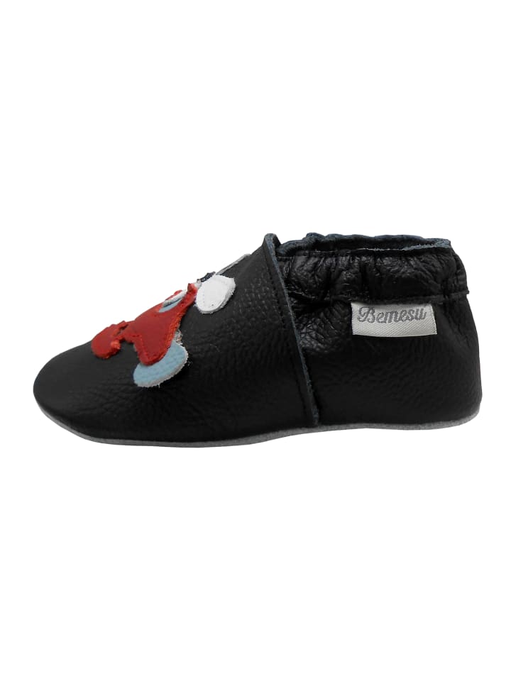 Yalion Leder-Krabbelschuhe 