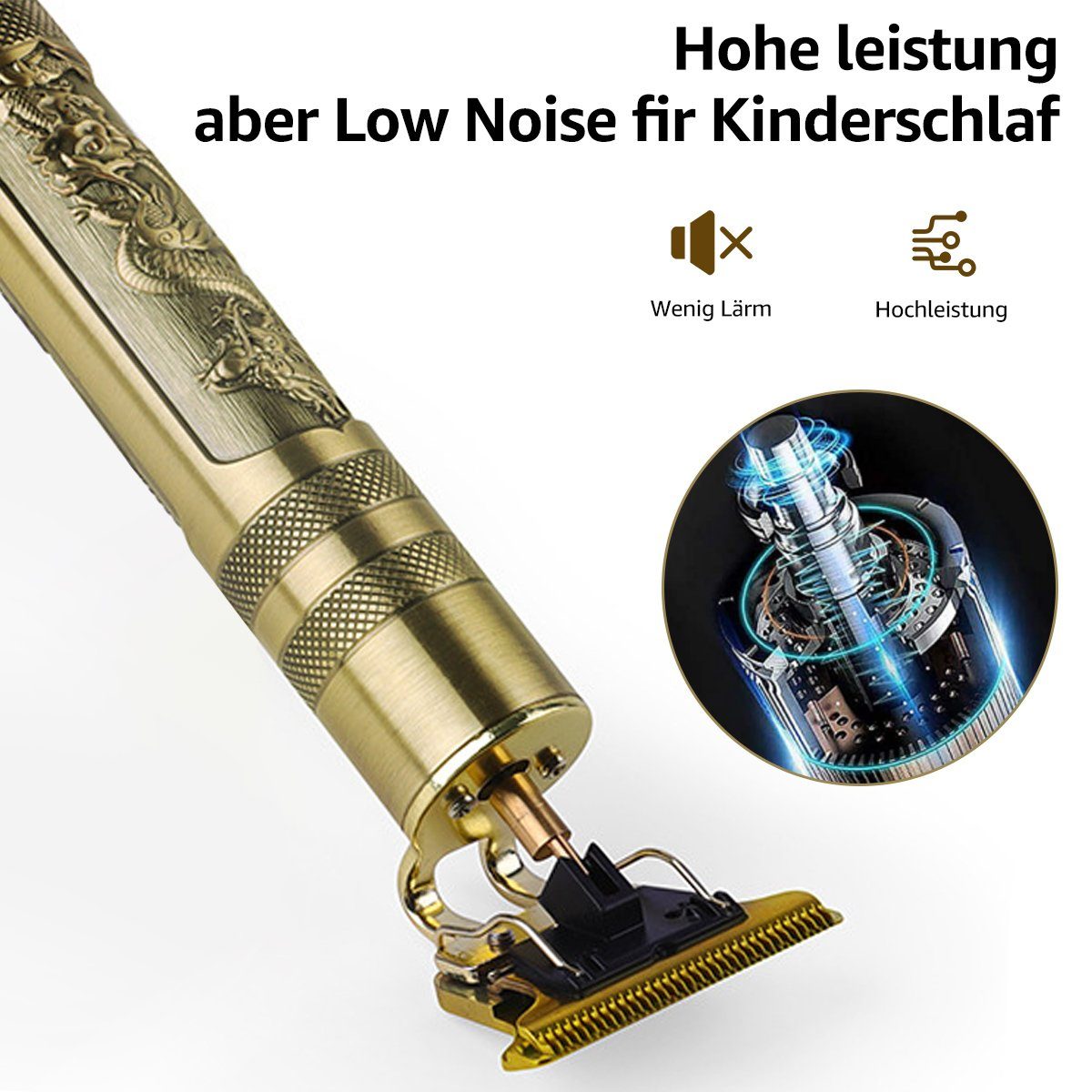 7Magic Haarschneider Professioneller Haarschneider für Männer, Bartschneider