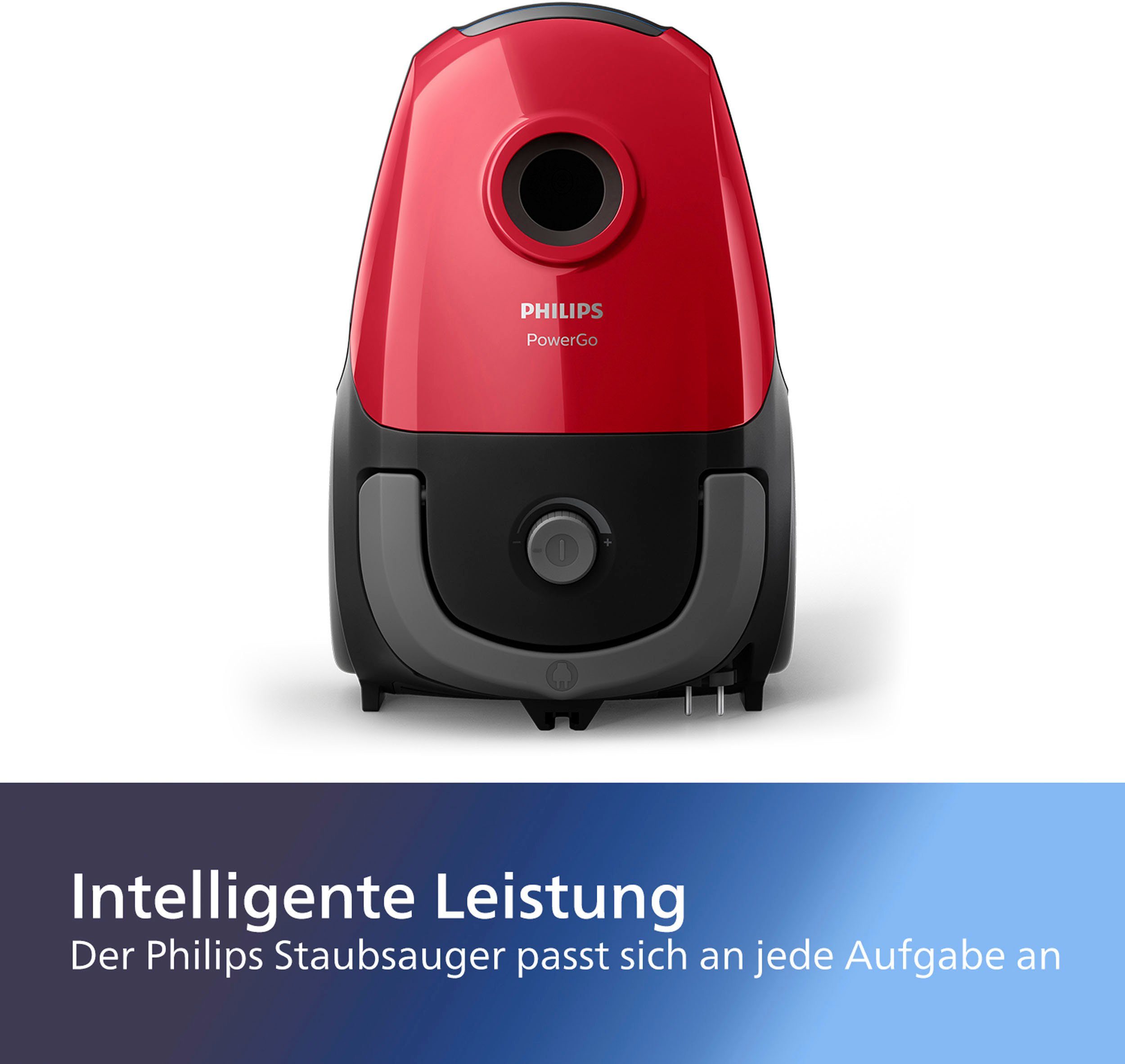 Philips Bodenstaubsauger FC8243/09, 900 W, mit Beutel