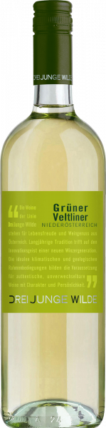 Drei Junge Wilde Grüner Veltliner Niederösterreich QUW Drei Junge Wilde  trocken - 6er Karton