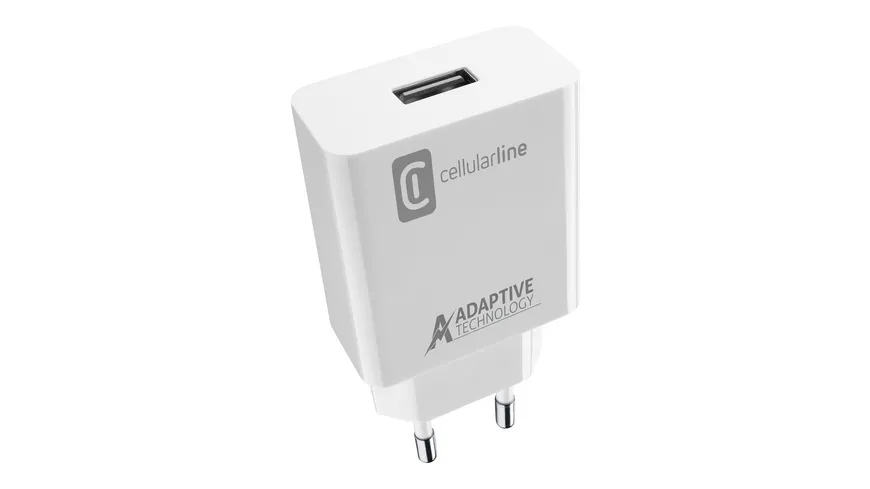 Cellularline Adaptive Fast Charger Kit 15W Typ-C White