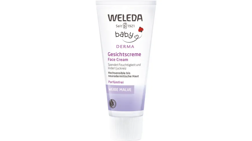 WELEDA BABY DERMA WEIßE MALVE Gesichtscreme 50 ml