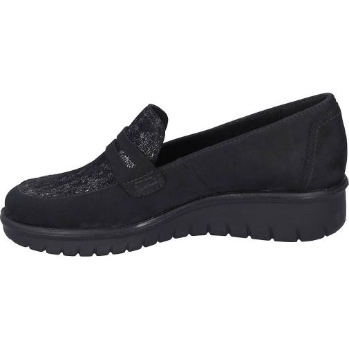 WESTLAND Slipper Calais 87, schwarz-silber