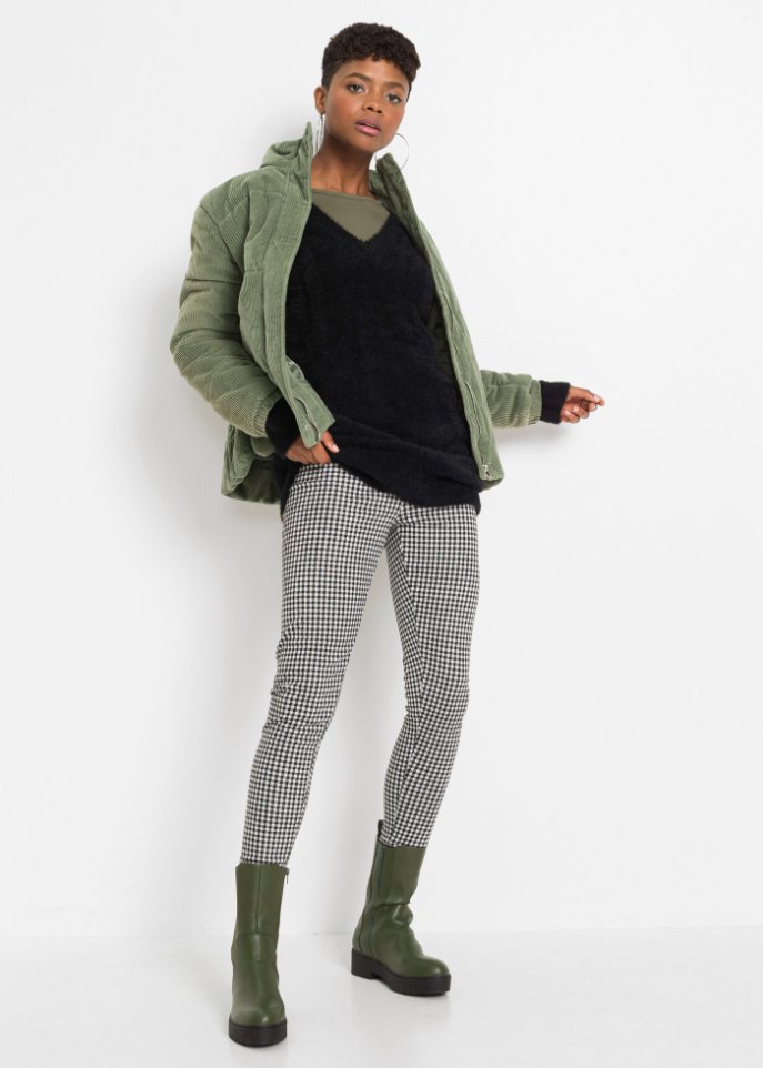 Oversized Strickpullover mit weichem Federgarn