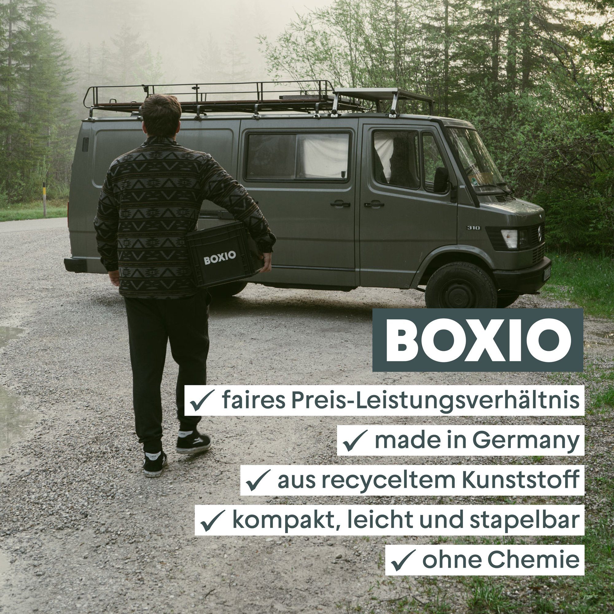 BOXIO Campingtoilette BOXIO - TOILET: Kompakte Trenntoilette, perfekt als Campingtoilette