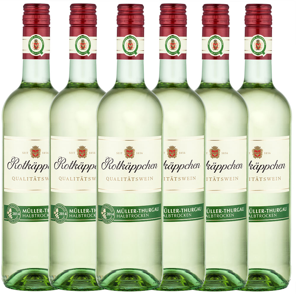 Rotkäppchen Weißwein Müller-Thurgau halbtrocken - 6er Karton
