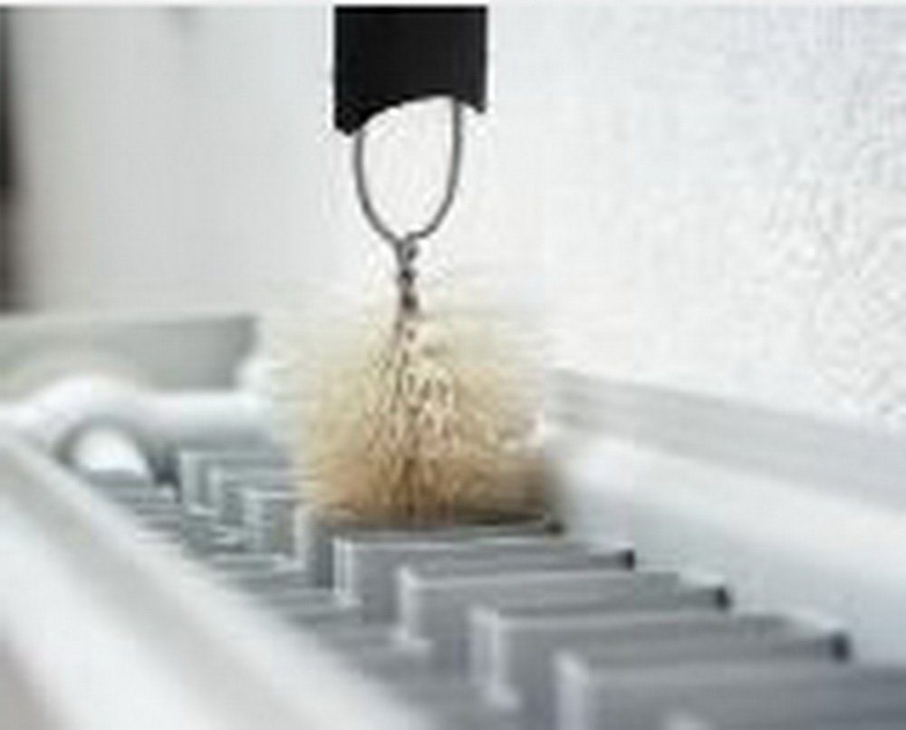 Heireis Bürsteneinheit Heizkörperreinigungssystem Heizkörper Reinigung Reinigungsbürste Heizkörperbürste Heizungsbürste Heizungsreiniger Rohrbürste Heizkörper Radiatorbürste, (6-tlg), staub- und wasserfreie Reinigung, einfaches Aufsetzen auf alle han