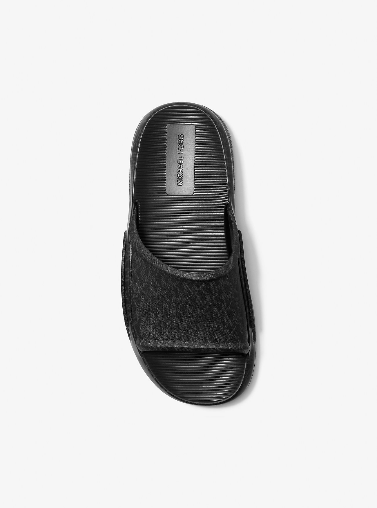 Sandali infradito con logo Griffin Signature - NERO