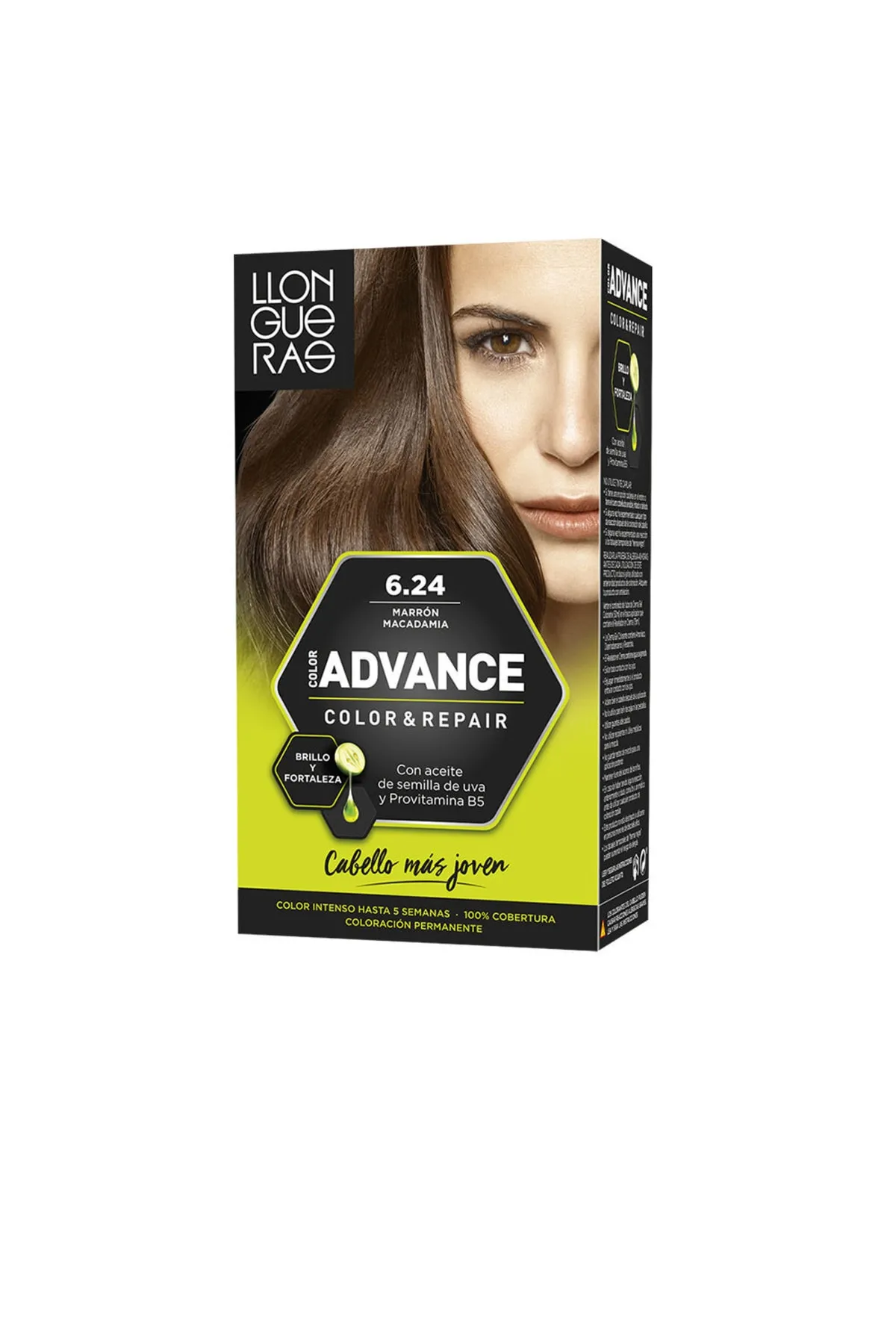 Llongueras  Color Advance Nr. 6,24-Braun Macadamia Llongueras