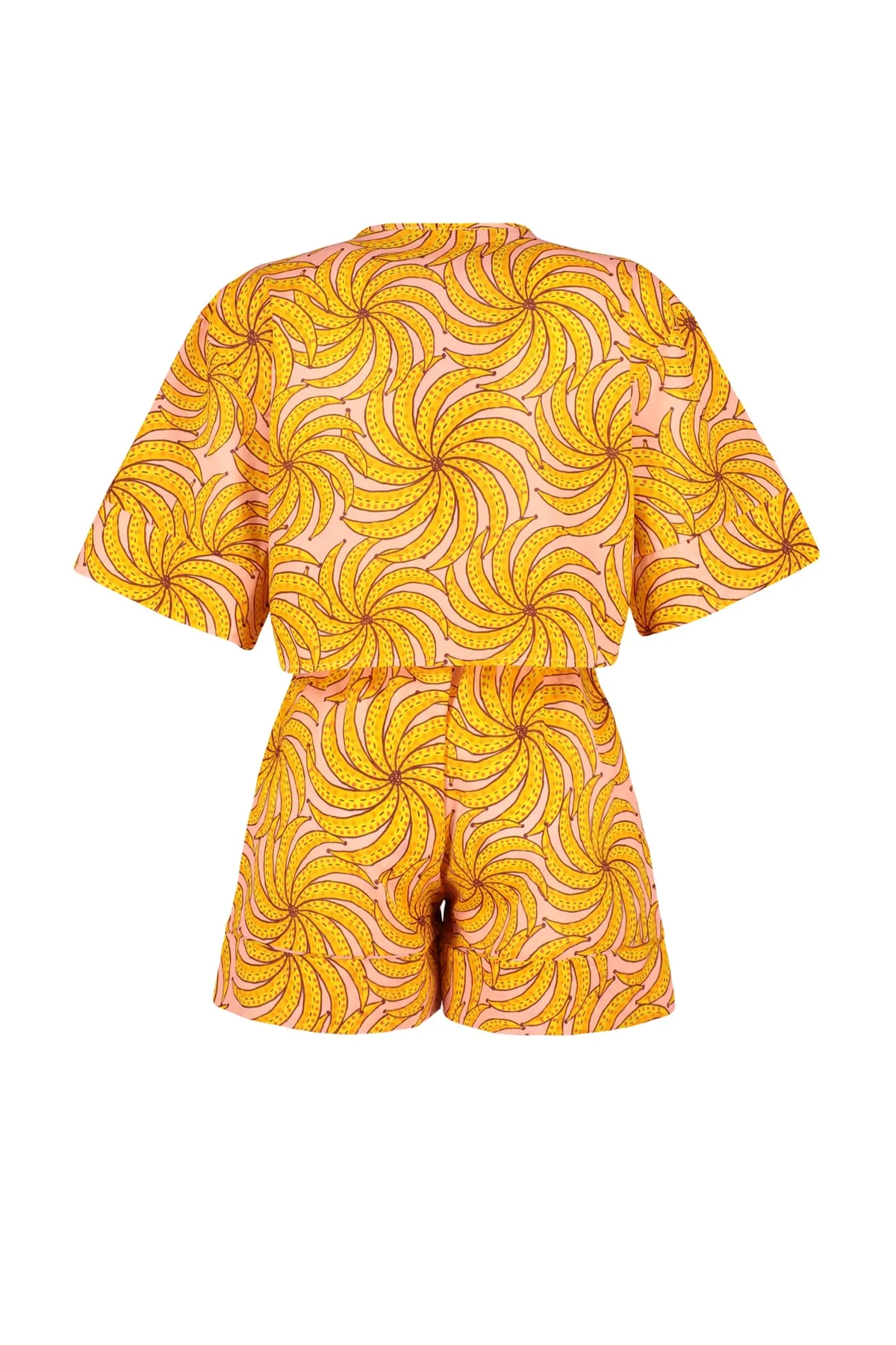 Trendyol Collection  Set aus Hemd und Shorts aus 100 % gewebter Baumwolle mit Fruchtmuster TBESS23AU00082