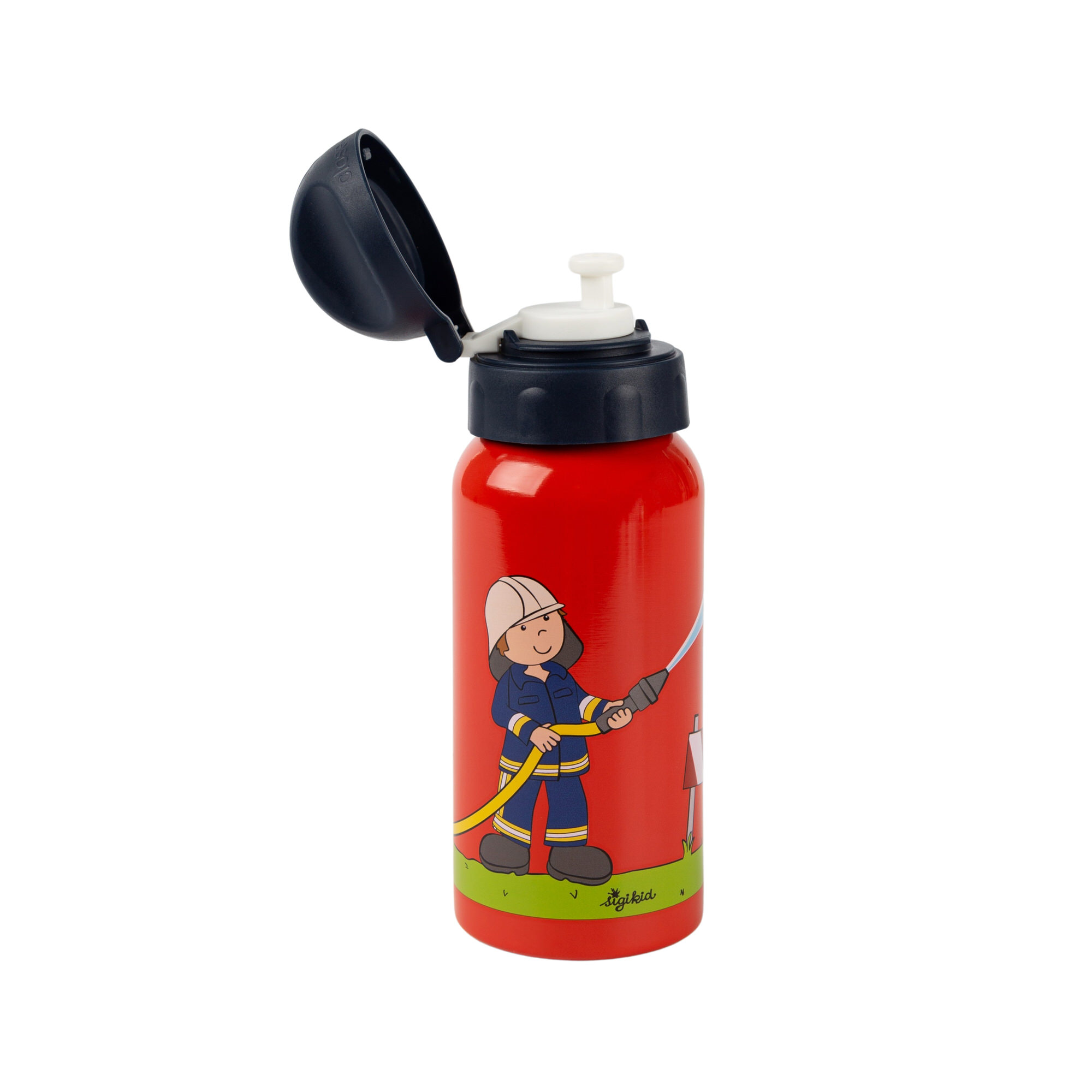 Kinder Edelstahl-Trinkflasche Feuerwehrmann Frido Firefi