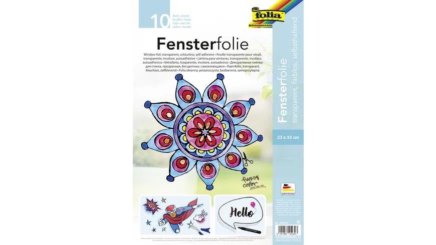 folia Fensterfolie transparent
