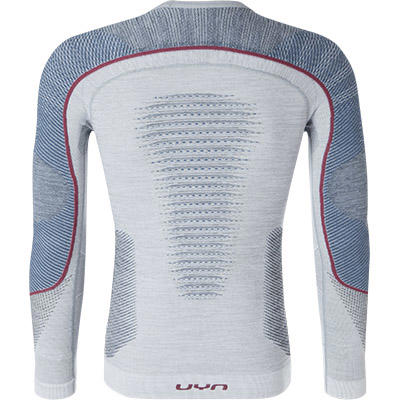 UYN, Funktionsshirt, Mikrofaser, weiß meliert