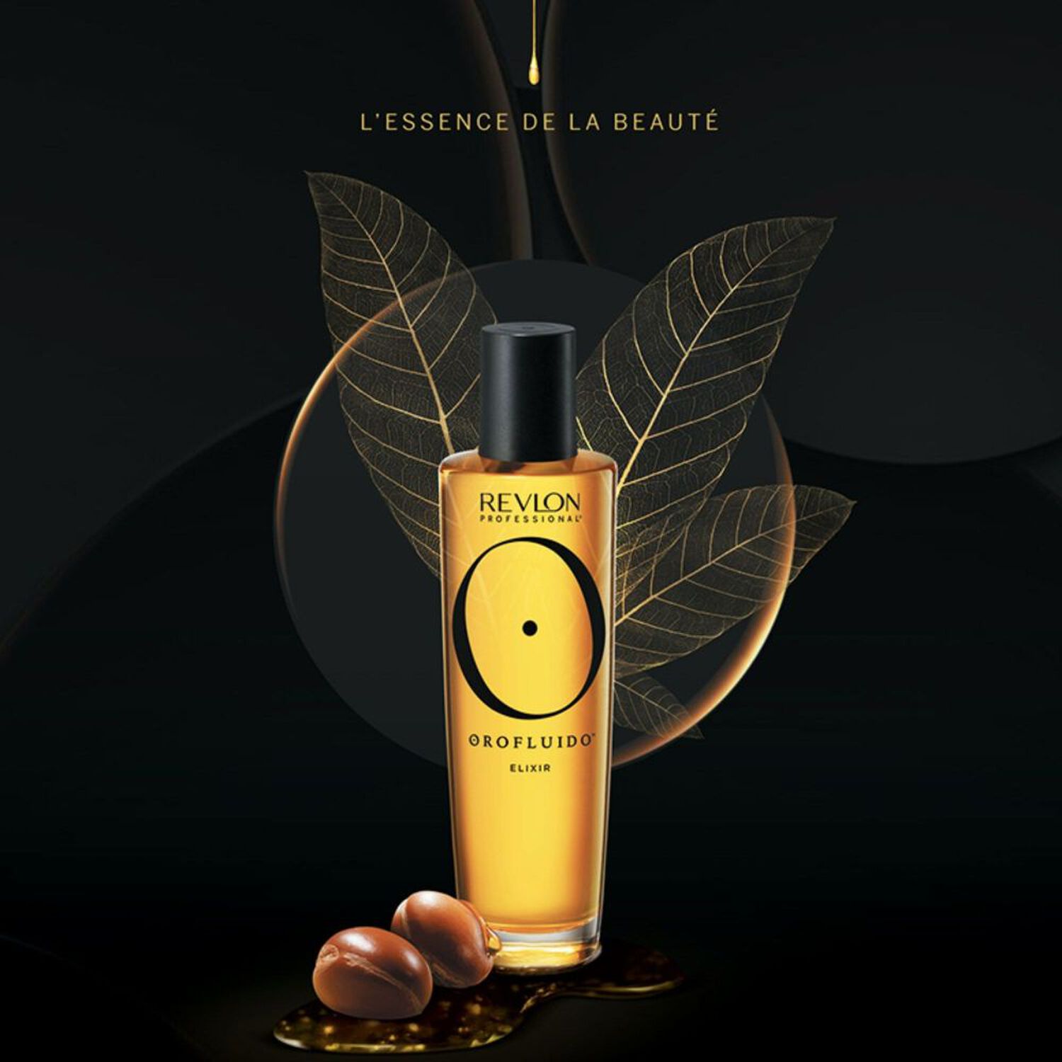 revlon professional Huile cheveux à l'Huile d'Argan OROFLUIDO™ Original Elixir - Cheveux Secs - 100 ml