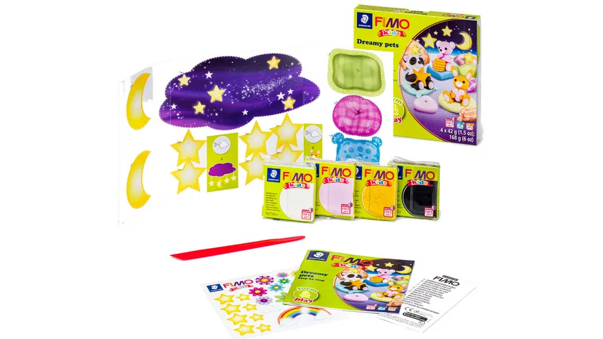 STAEDTLER Modelliermasse FIMO® Kids Materialpackung form&play 