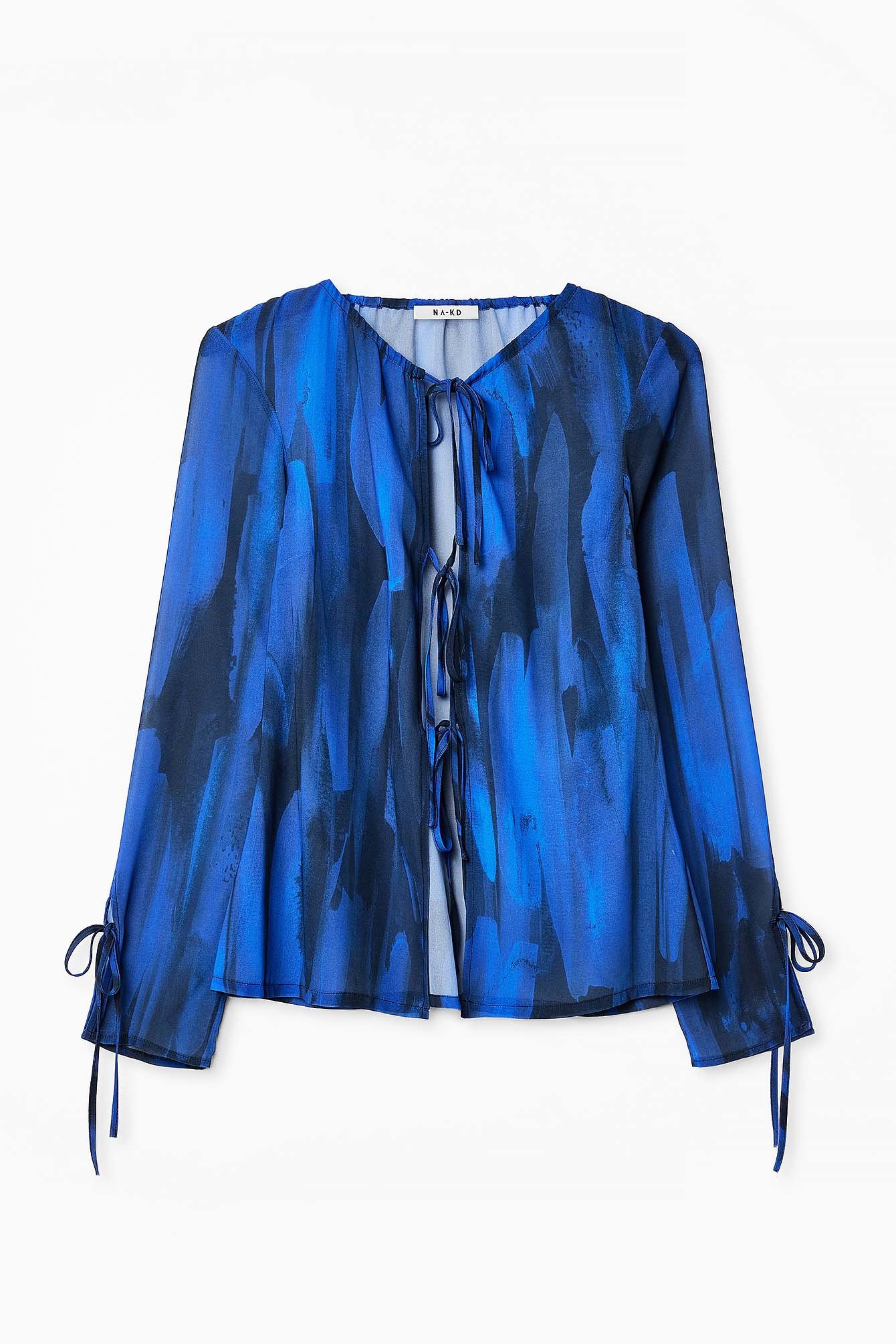 Bluse mit Schnürdetail