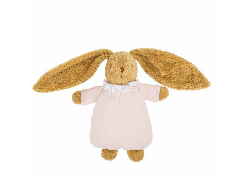 Lapin Doudou - Coton Bio Rose Poudré 20Cm