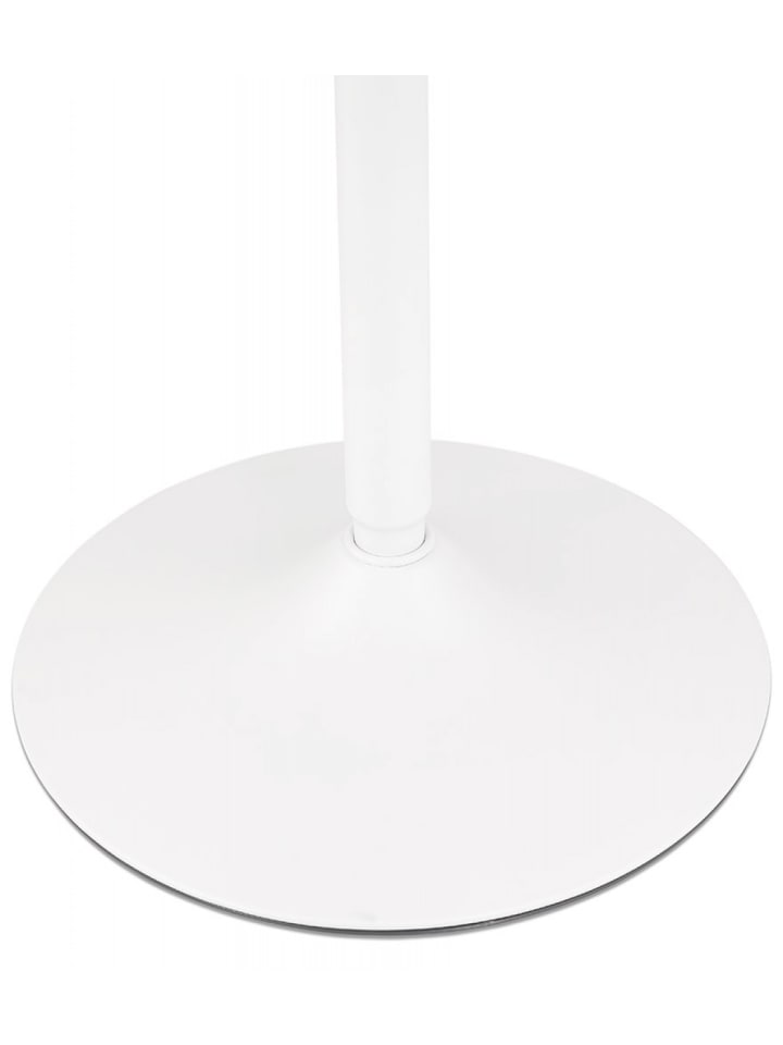 KADIMA DESIGN Runder Esstisch aus Eschenholz mit Metallgestell in Beige-Weiß günstig kaufen onesize