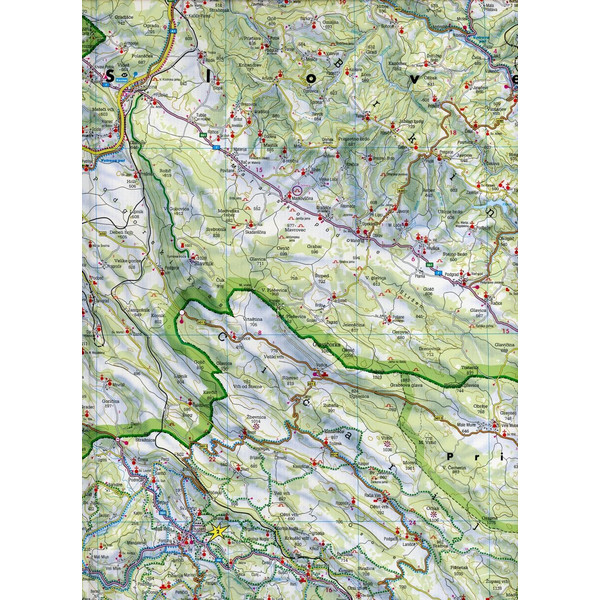 Istrien - Pula, Autokarte 1:100.000, Top 10 Tips - Straßenkarte