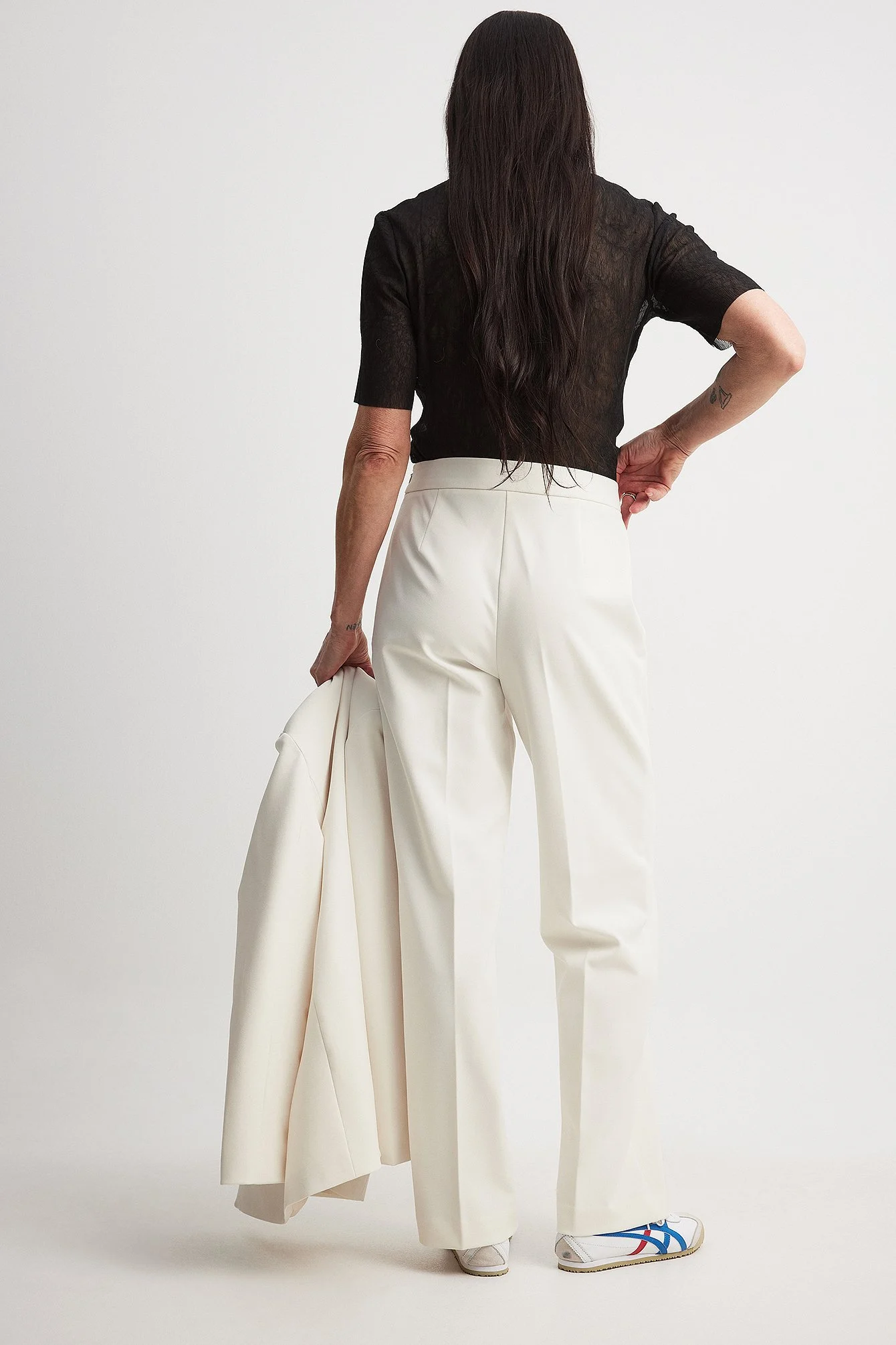 Gerade Jeans mit hoher Taille