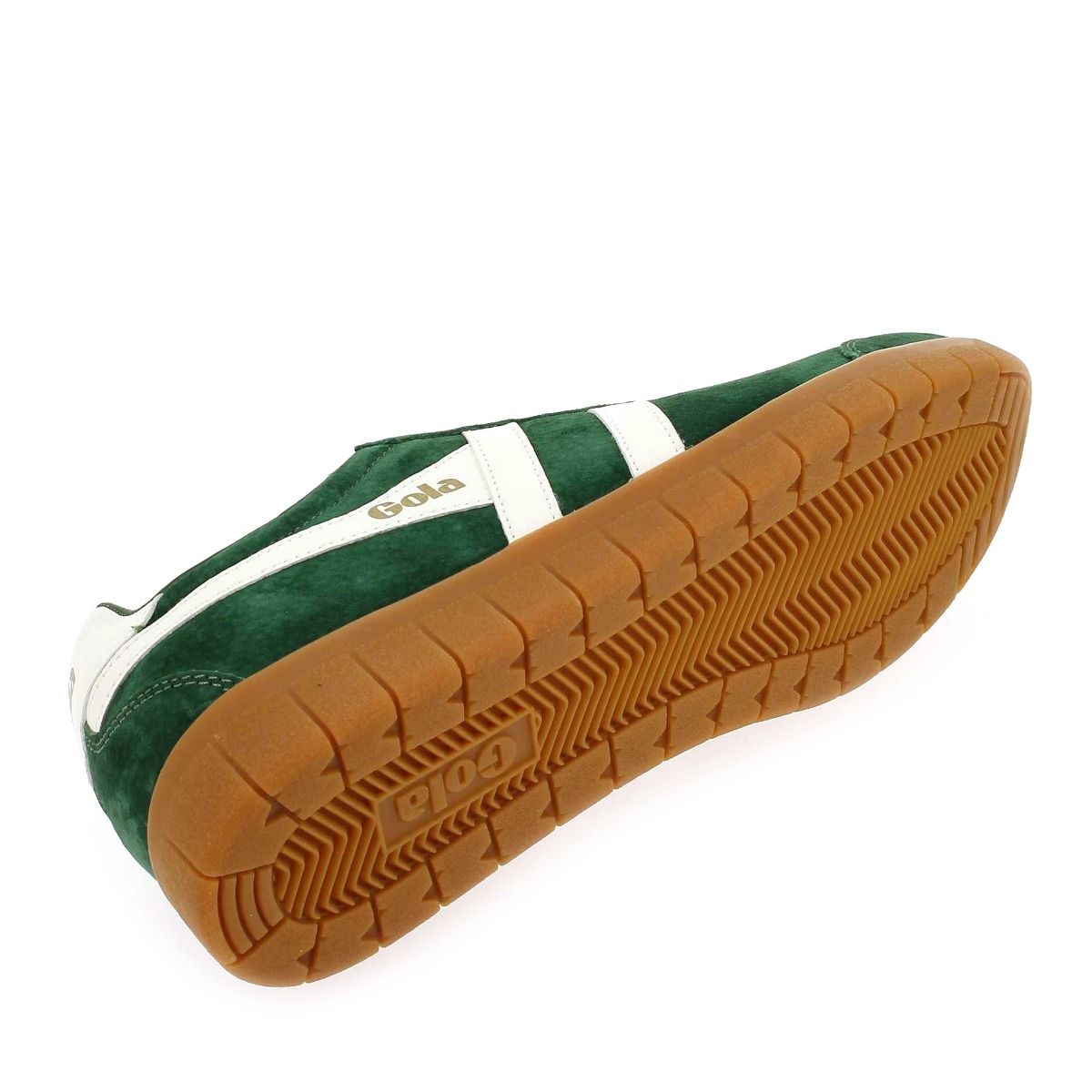 Gola  HURRICANE SUEDE CMB046 - vert blanc