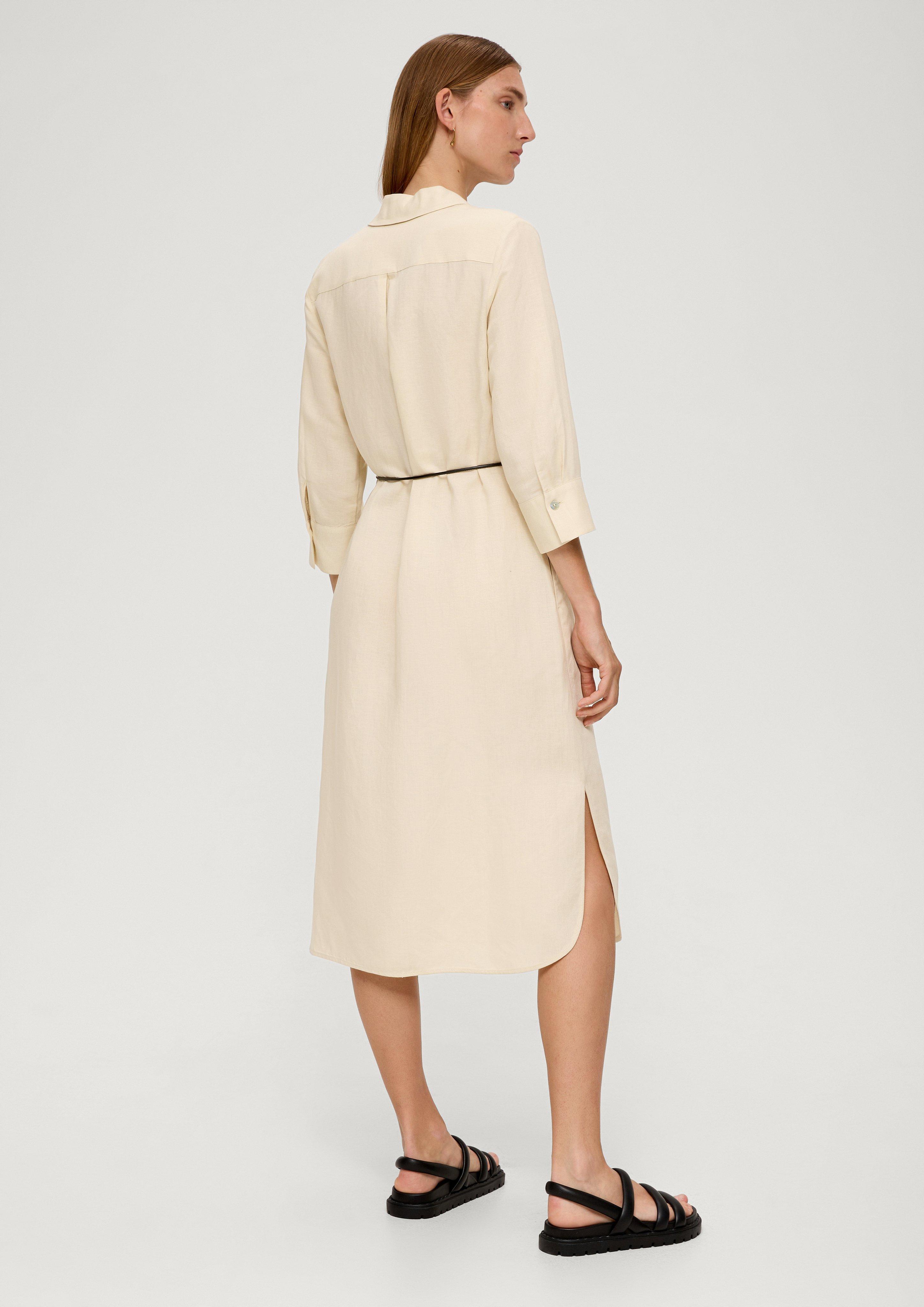 Kleid aus Leinenmix  2132298-1027