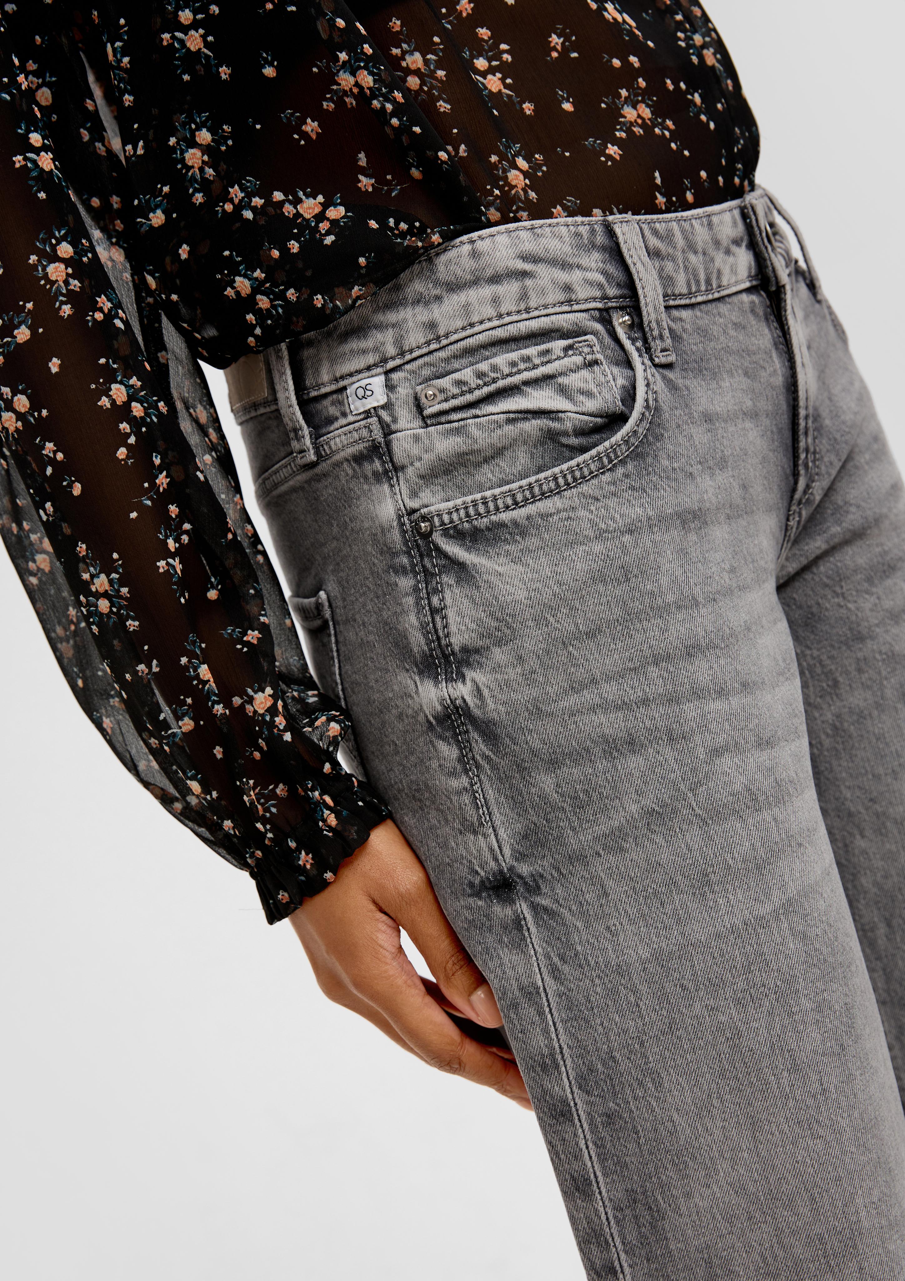 Jeans Catie / Slim Fit / Low Rise / Wide Leg / Baumwollmix  2143364-93Z7