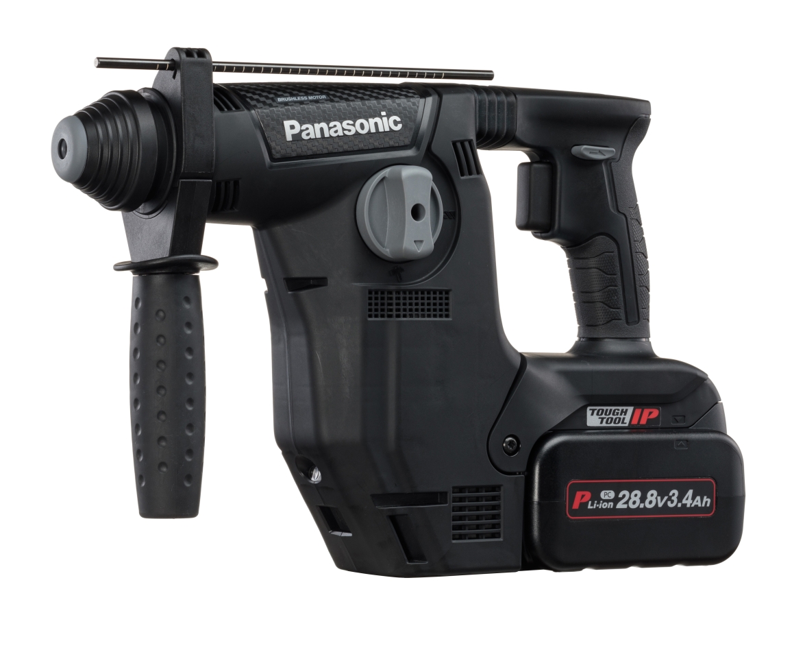 Martello perforatore a batteria Panasonic EY7881PC2S 28,8 V 3,4 Ah agli ioni di litio in Systainer