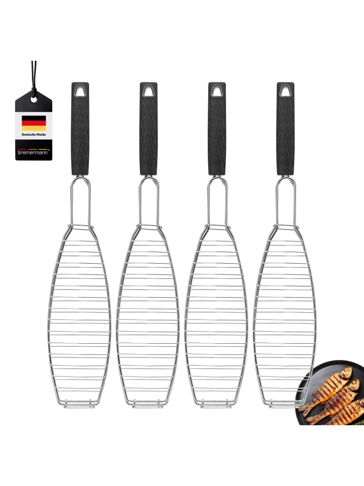 bremermann 4-er-Set Fisch-Grillhalter günstig kaufen onesize