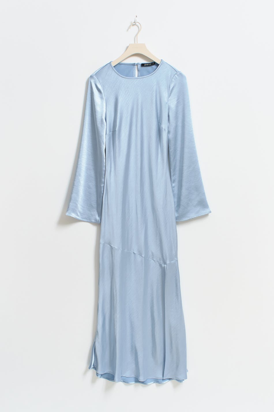 Satin maxi dress