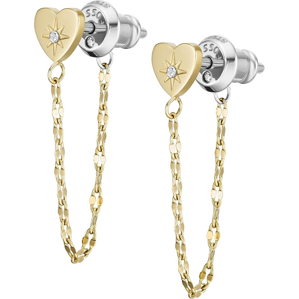 Fossil Boucles d'oreilles Acier inoxydable Boucles d'oreilles