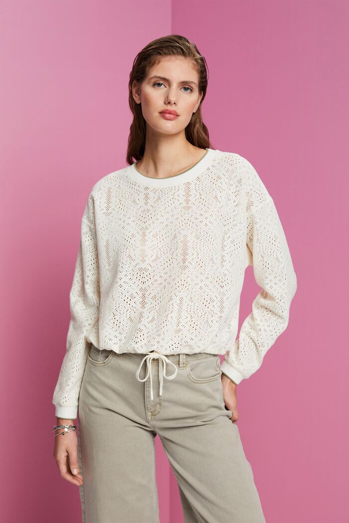 Sweatshirt aus Strick