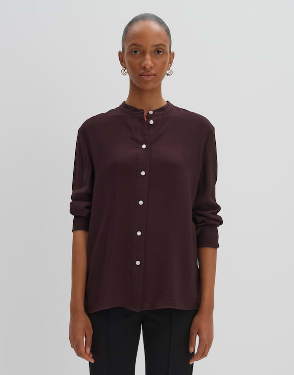 Stehkragenbluse Ziano