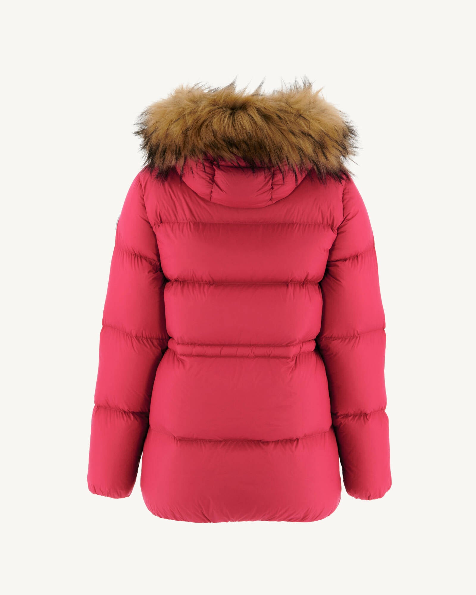 Doudoune à capuche Grand Froid Rose cerise Luxe 2.0