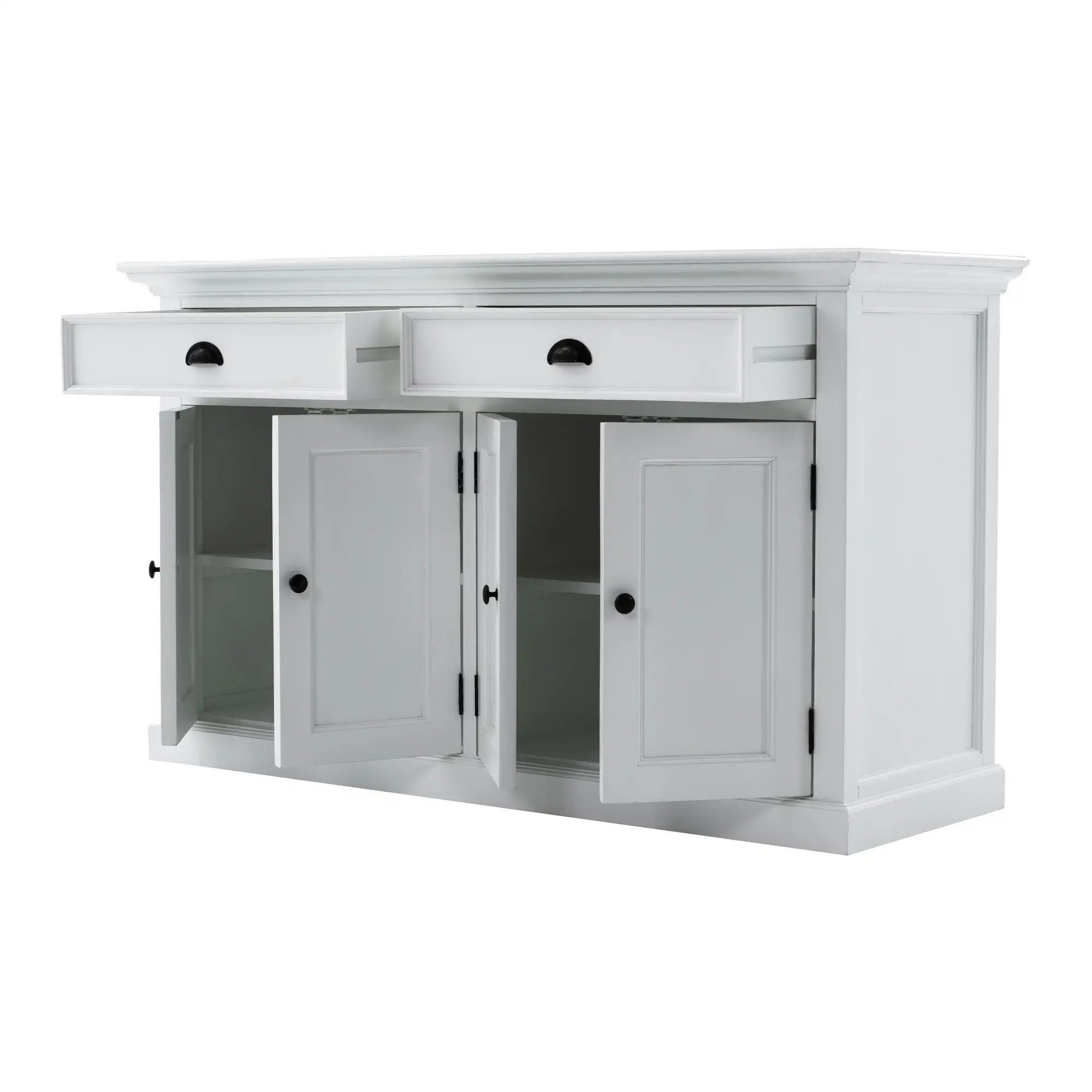 Novasolo Küchenbuffet Halifax 2 verstellbare Regale, Buffetschrank mit 2 verstellbaren Regalen