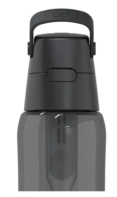 Dafi Solid Fitmania Black 0.7l - Μπουκάλι με φίλτρο