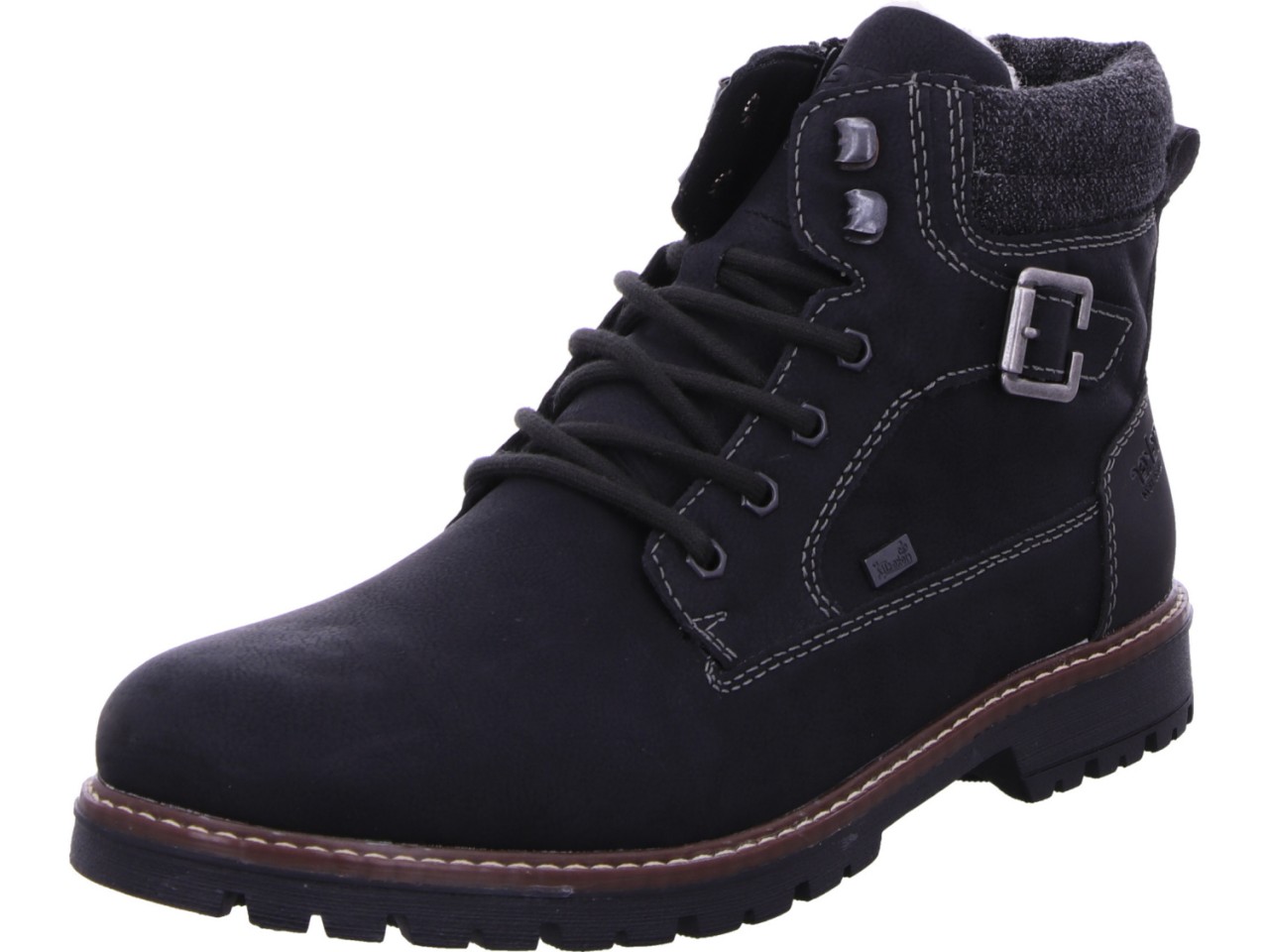 RIEKER Stiefeletten schwarz HWK Herren Stiefel