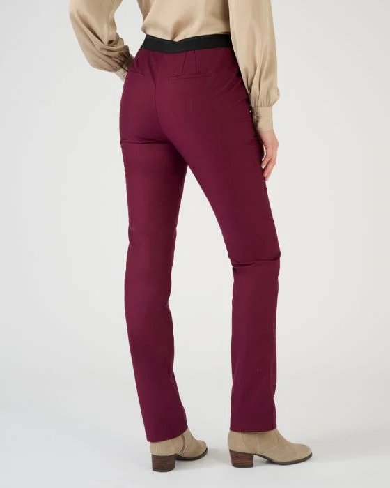 Pantalon effet ventre plat