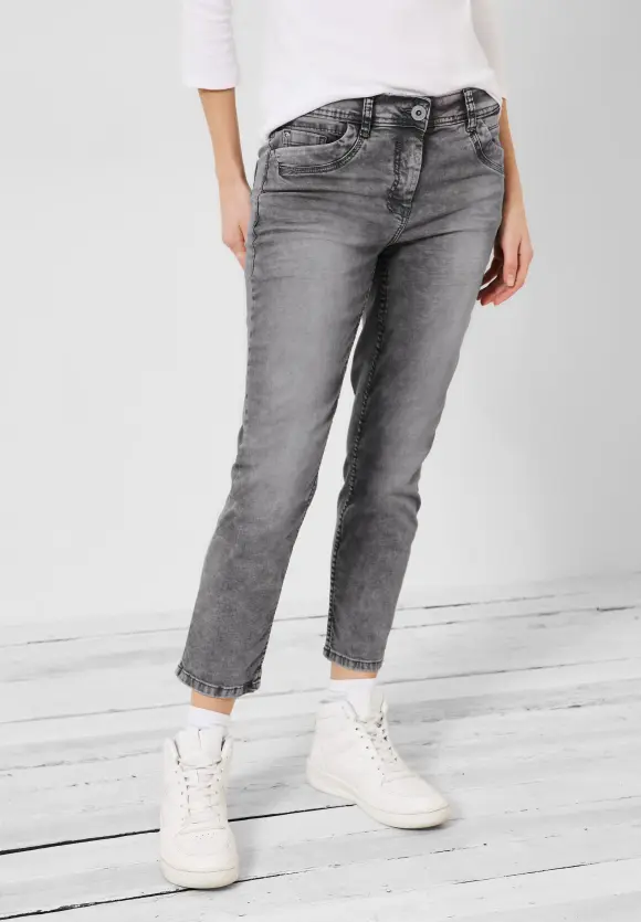 CECIL Graue Loose Fit Jeans