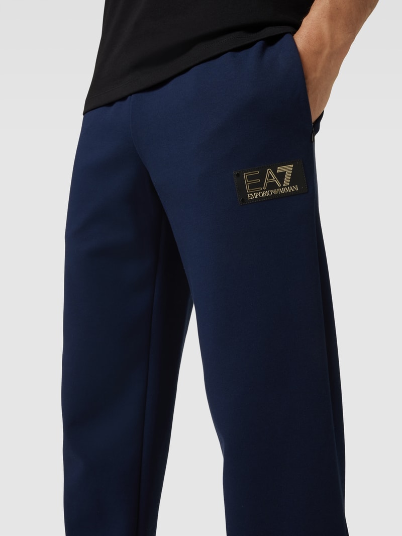 Sweatpants mit Tunnelzug in marineblau