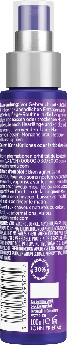 Haarkur Night-Mist Frizz Ease Wunder-Reparatur, 100 ml