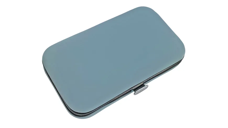 Rahmenmaniküre Etui, 4-teilig, Hellblau Hellblau