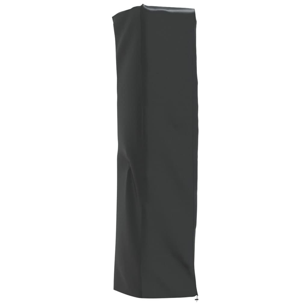 vidaXL Gartenmöbel-Schutzhülle Heizstrahler-Abdeckung Pyramidenform Schwarz 420D Oxford (1-St)