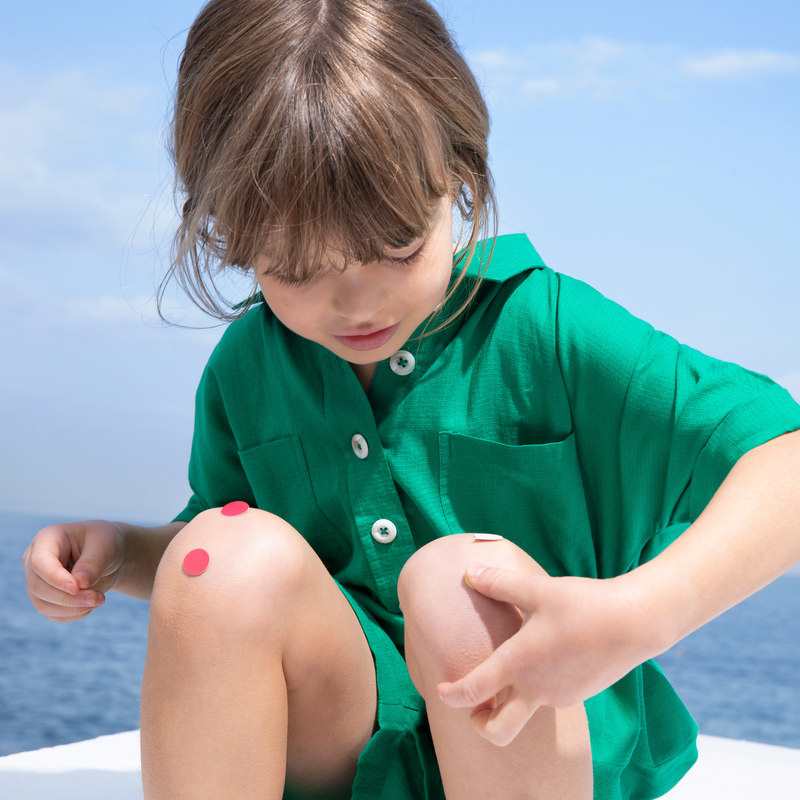 Combi short fille vert Catimini