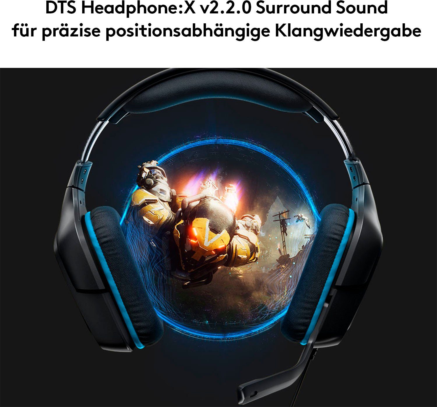 Logitech G G432 - LEATHERETTE - EMEA Gaming-Headset