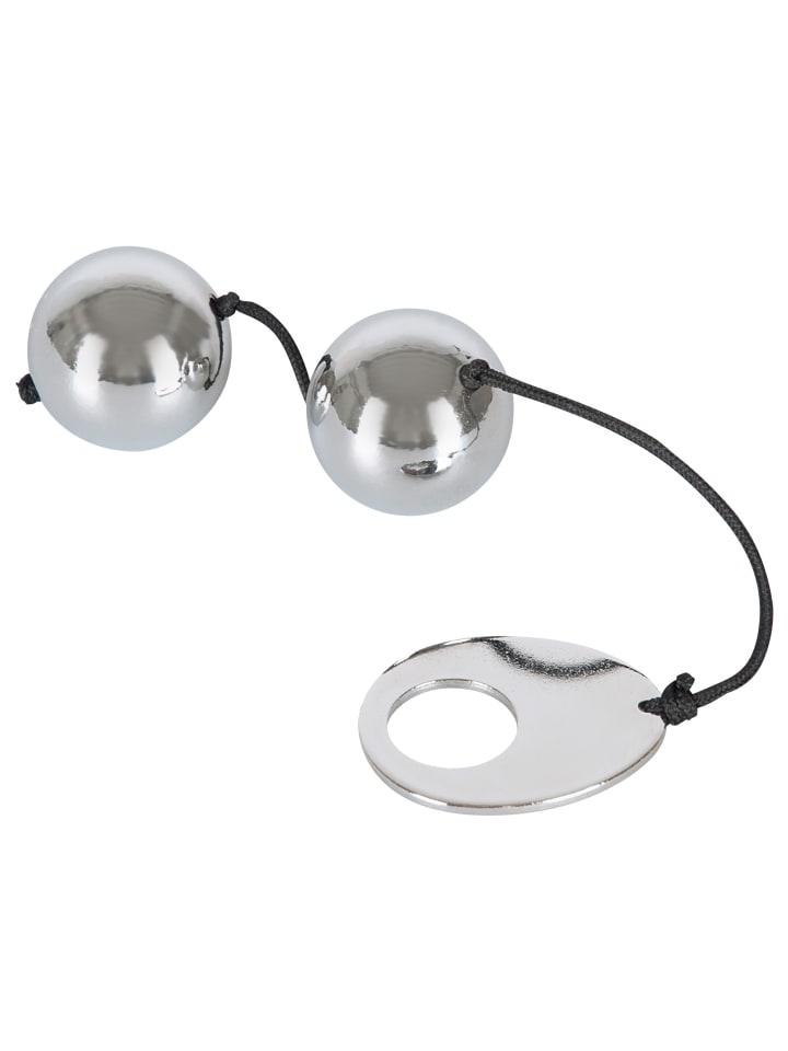 Bad Kitty Liebeskugeln Heavy Metal Balls in silber günstig kaufen onesize