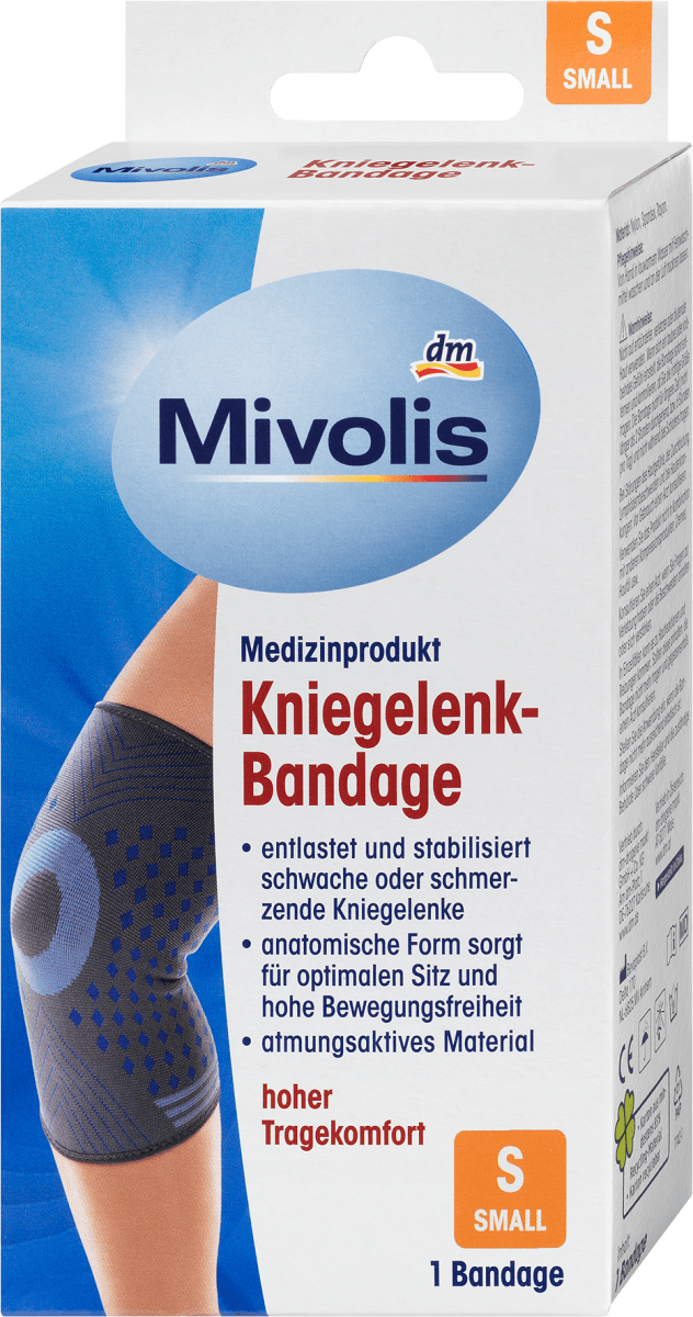 Kniegelenk-Bandage S, 1 St